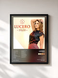 #noir Tableau de l'album 20y20 de Lucero, cadre noir, imprimé et encadré en France