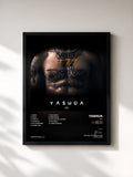#noir Tableau de l'album 777 de Yashua, cadre noir, imprimé et encadré en France