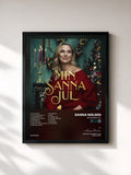#noir Tableau de l'album Min Sanna jul de Sanna Nielsen, cadre noir, imprimé et encadré en France