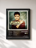 #noir Tableau de l'album Mis Canciones, Mis Amigos de Juan Gabriel, cadre noir, imprimé et encadré en France