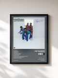 #noir Tableau de l'album Slipping Out de The Trammps, cadre noir, imprimé et encadré en France