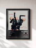 #noir Tableau de l'album Se Ha Acabado El Show de Ana Torroja, cadre noir, imprimé et encadré en France