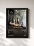 #noir Tableau de l'album HEAL de The Rose, cadre noir, imprimé et encadré en France