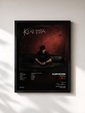 #noir Tableau de l'album KENOPSIA de Klem Schen, cadre noir, imprimé et encadré en France