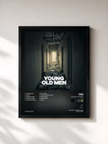 #noir Tableau de l'album Young Old Men (Album) de Tim, cadre noir, imprimé et encadré en France