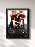 #noir Tableau de l'album *NSYNC de *NSYNC, cadre noir, imprimé et encadré en France