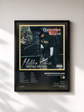 #noir Tableau de l'album Hidden Darts Special Edition de Ghostface Killah, cadre noir, imprimé et encadré en France