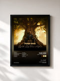 #noir Tableau de l'album Spirit of New Africa de Fuse ODG, cadre noir, imprimé et encadré en France