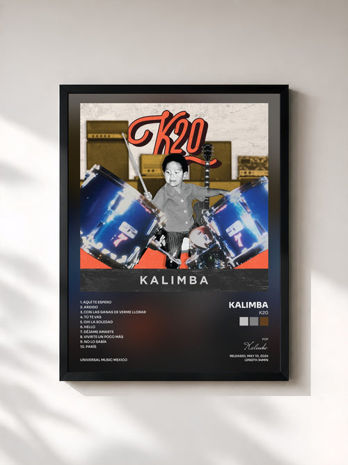Kalimba · K20 — Affiche encadrée