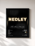 #noir Tableau de l'album The Show Must Go (International Version) de Hedley, cadre noir, imprimé et encadré en France