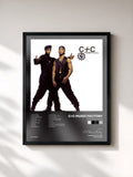 #noir Tableau de l'album Anything Goes! de C+C Music Factory, cadre noir, imprimé et encadré en France