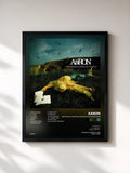 #noir Tableau de l'album Artificial Animals Riding on Neverland de AaRON, cadre noir, imprimé et encadré en France