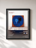 #noir Tableau de l'album Blue Guitars VII - Blues Ballads de Chris Rea, cadre noir, imprimé et encadré en France