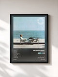 #noir Tableau de l'album Watermark de Art Garfunkel, cadre noir, imprimé et encadré en France
