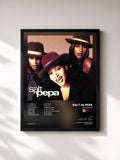 #noir Tableau de l'album Brand New de Salt-N-Pepa, cadre noir, imprimé et encadré en France