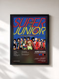 #noir Tableau de l'album Mr. Simple - The 5th Album de SUPER JUNIOR, cadre noir, imprimé et encadré en France