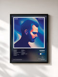 #noir Tableau de l'album Afterglow (Deluxe Edition) de Asgeir, cadre noir, imprimé et encadré en France