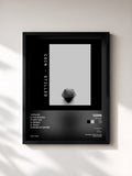 #noir Tableau de l'album Stilled de Coin, cadre noir, imprimé et encadré en France