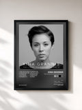 #noir Tableau de l'album The Living Room Sessions Vol. 2 de Kina Grannis, cadre noir, imprimé et encadré en France