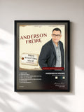 #noir Tableau de l'album Deus Escolheu Você de Anderson Freire, cadre noir, imprimé et encadré en France