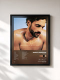 #noir Tableau de l'album MATERIA (PELLE) de Marco Mengoni, cadre noir, imprimé et encadré en France