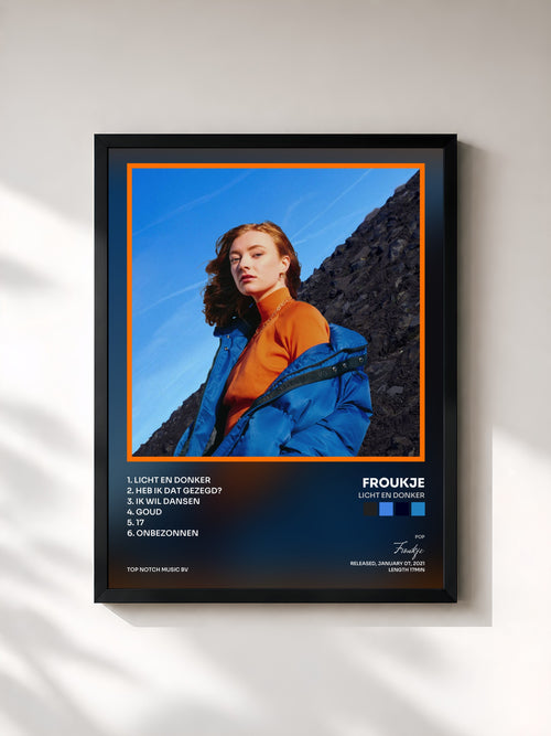Froukje · Licht En Donker — Affiche encadrée
