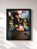 #noir Tableau de l'album Grand Romantic de Nate Ruess, cadre noir, imprimé et encadré en France