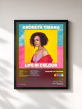 #noir Tableau de l'album Life In Colour de Andreya Triana, cadre noir, imprimé et encadré en France