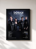 #noir Tableau de l'album Futuros Imposibles de Dorian, cadre noir, imprimé et encadré en France