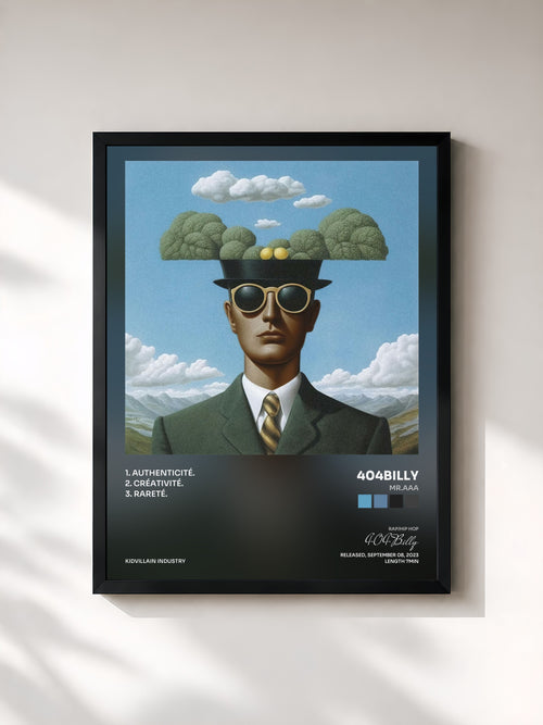 404Billy · Mr.AAA — Affiche encadrée