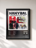 #noir Tableau de l'album Haramstufe Rot de Hanybal, cadre noir, imprimé et encadré en France