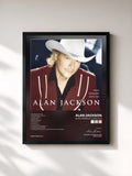 #noir Tableau de l'album When Somebody Loves You de Alan Jackson, cadre noir, imprimé et encadré en France
