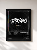 #noir Tableau de l'album TEKKNO de Electric Callboy, cadre noir, imprimé et encadré en France