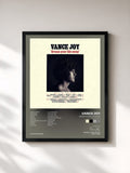 #noir Tableau de l'album Dream Your Life Away (Deluxe Edition) de Vance Joy, cadre noir, imprimé et encadré en France