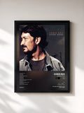 #noir Tableau de l'album Stony Road de Chris Rea, cadre noir, imprimé et encadré en France