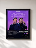 #noir Tableau de l'album Se chorar me der marcas de expressão… de Matheus & Kauan, cadre noir, imprimé et encadré en France