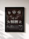 #noir Tableau de l'album Crown Royal de Run-DMC, cadre noir, imprimé et encadré en France