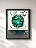 #noir Tableau de l'album Beauty In The Silence de SOJA, cadre noir, imprimé et encadré en France