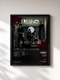 #noir Tableau de l'album Redenção de Fresno, cadre noir, imprimé et encadré en France