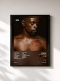 #noir Tableau de l'album Told Y'all, Vol. 5 de Cinco, cadre noir, imprimé et encadré en France
