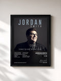 #noir Tableau de l'album Something Beautiful de Jordan Smith, cadre noir, imprimé et encadré en France