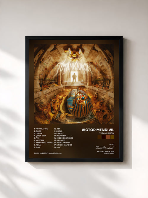 Victor Mendivil · Tutankamon — Affiche encadrée