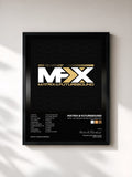 #noir Tableau de l'album MFXX - 20 Years Of Matrix & Futurebound de Matrix & Futurebound, cadre noir, imprimé et encadré en France