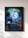#noir Tableau de l'album Una Rosa Blu de Gloria Trevi, cadre noir, imprimé et encadré en France