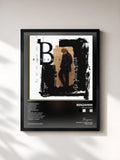 #noir Tableau de l'album As You Wish de Benjamin, cadre noir, imprimé et encadré en France