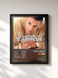 #noir Tableau de l'album El Cangri.com de Daddy Yankee, cadre noir, imprimé et encadré en France