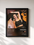 #noir Tableau de l'album triste pero siempre mami (acústico) de Corina Smith, cadre noir, imprimé et encadré en France