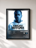 #noir Tableau de l'album Star in the Hood de Tinchy Stryder, cadre noir, imprimé et encadré en France
