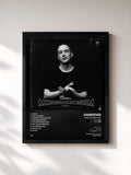 #noir Tableau de l'album MISCHKONSUM EP de Chapo102, cadre noir, imprimé et encadré en France