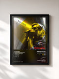 #noir Tableau de l'album Release the Bound de Matisyahu, cadre noir, imprimé et encadré en France